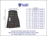 Men's 8 Yard Kilt for Men, Men's Deluxe Kilt, Scottish Tartan Kilt, Highland Wedding Kilt, Mackenzie Weathered Kilt