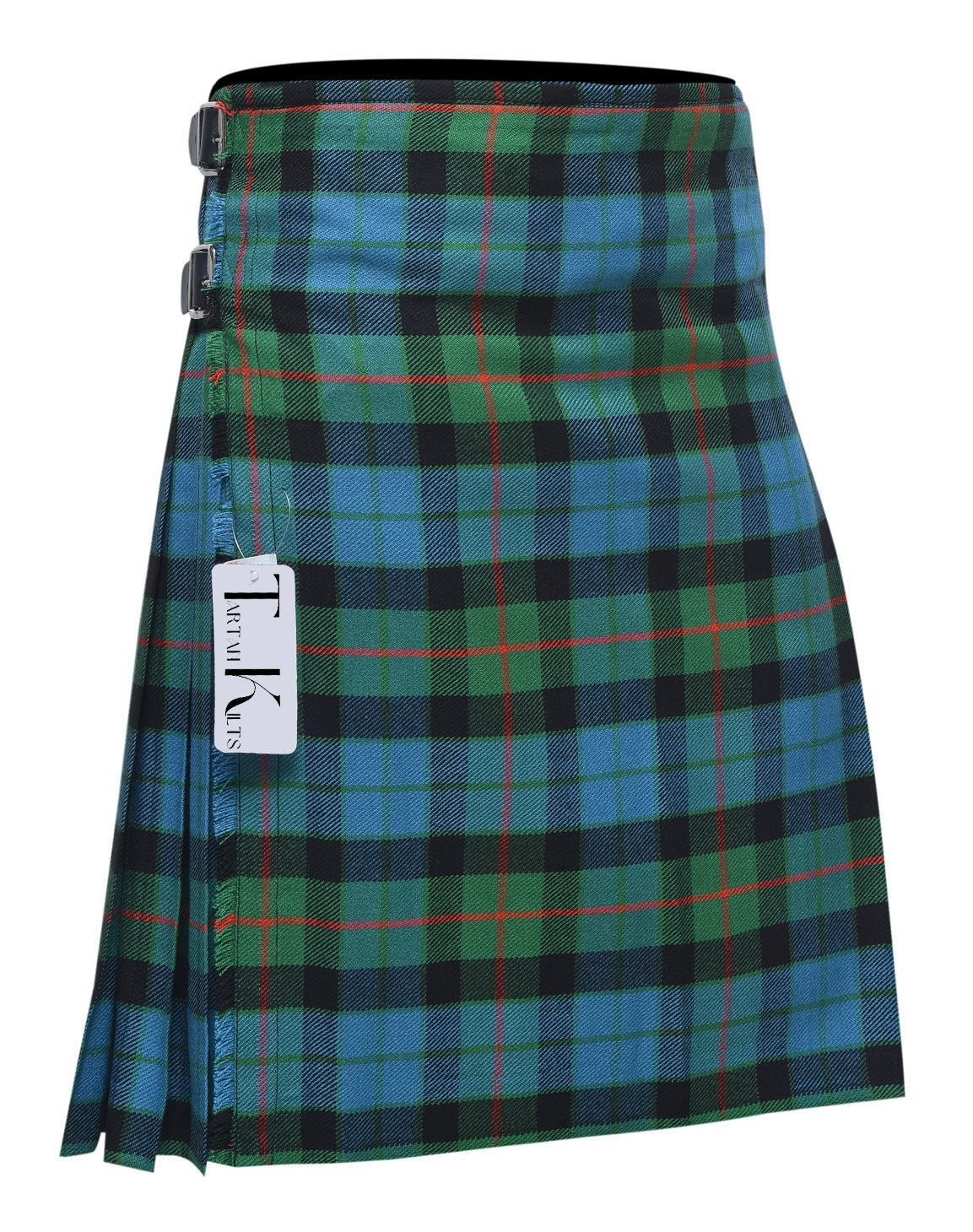 Men's 8 Yard Kilt for Men, Men's Deluxe Kilt, Scottish Tartan Kilt, Highland Wedding Kilt, Gunn Ancient Kilt