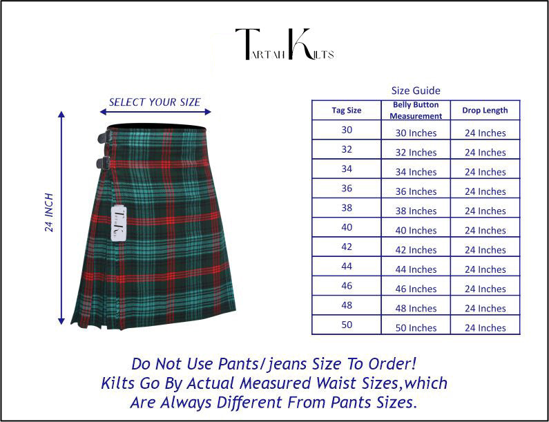 Men's 8 Yard Kilt for Men, Men's Deluxe Kilt, Scottish Tartan Kilt, Highland Wedding Kilt, Ross Hunting Kilt
