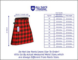 Men's 8 Yard Kilt for Men, Men's Deluxe Kilt, Scottish Tartan Kilt, Highland Wedding Kilt, Wallace Kilt