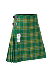 Scottish Traditional Tartan Kilt for Kids, Boys and Girls Toddler Kilts with Ease of Size - Irish Heritage Tartan