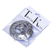 Scottish Rampant Lion Kilt Fly Plaid Brooch With Scrolling Thistle Border