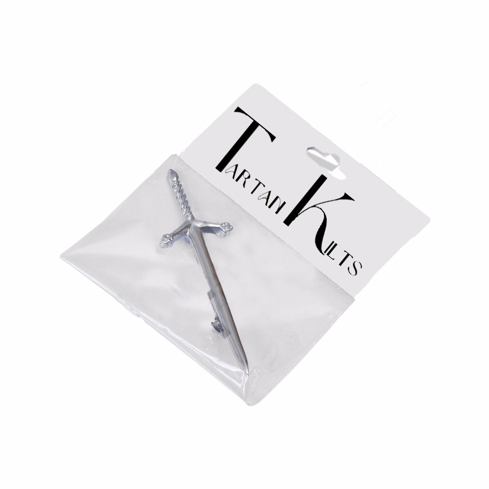 Men's Scottish 6 Piece Casual Kilt Outfit with Sporran, Black Watch Tartan Kilt