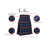 Authentic Scottish Men's Tartan Kilts - Highland Light Weight Value Kilt Embrace Your Heritage with Comfort Pride of Scotland Tartan Kilt
