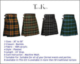 5 Yard Buchanan Hunting Tartan Kilt Stylish Scottish Outfit