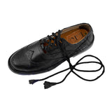 Scottish Black Leather Ghillie Brogues Kilt Shoes UK Sizes 7-12