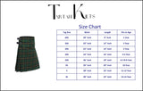 Scottish Traditional Tartan Kilt for Kids, Boys and Girls Toddler Kilts with Ease of Size - Wallace  Tartan