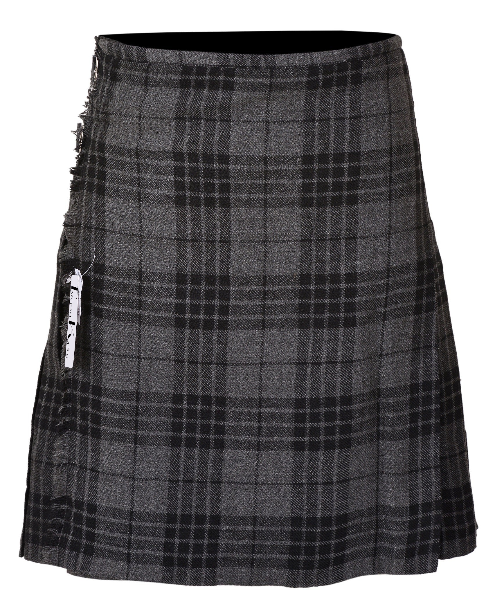 Men's 8 Yard Kilt for Men, Men's Deluxe Kilt, Scottish Tartan Kilt, Highland Wedding Kilt, Grey Watch Kilt