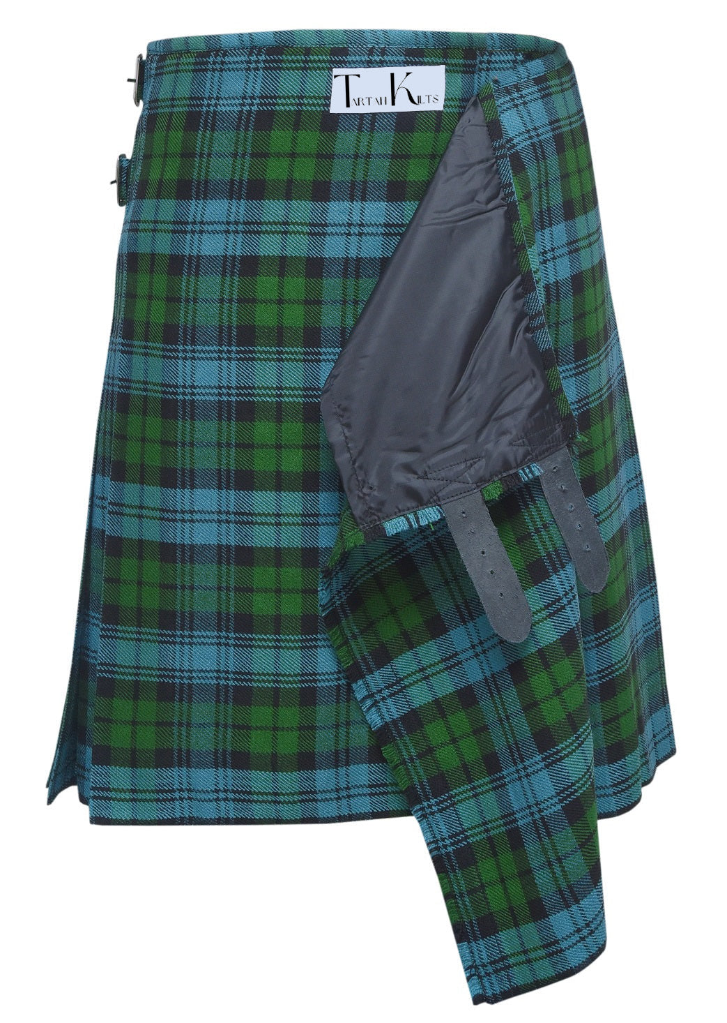 Men's 8 Yard Kilt for Men, Men's Deluxe Kilt, Scottish Tartan Kilt, Highland Wedding Kilt, Campbell Ancient Kilt