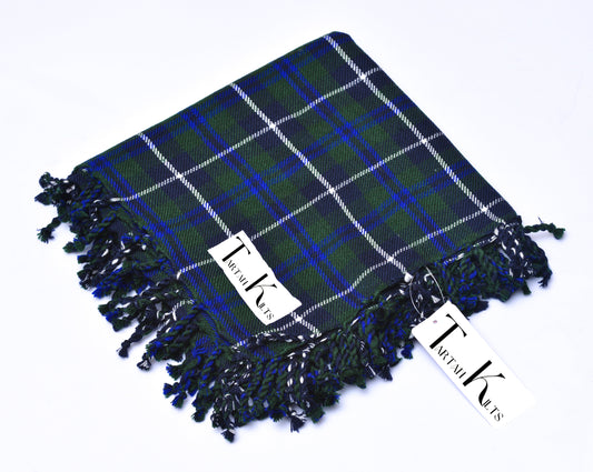 Scottish Men's Kilt Tartan Fly Plaid - Blue Douglas