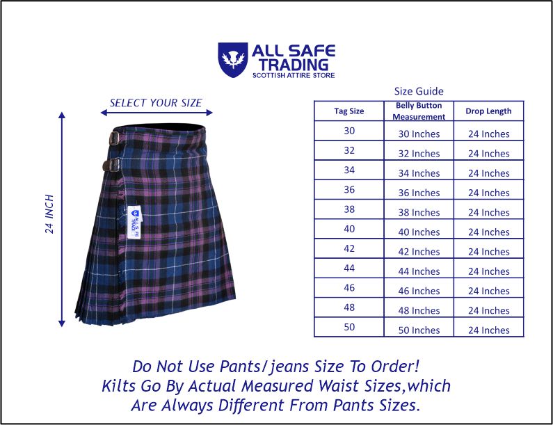Men's 8 Yard Kilt for Men, Men's Deluxe Kilt, Scottish Tartan Kilt, Highland Wedding Kilt, Pride of Scotland Kilt