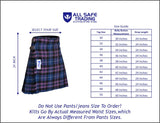 Men's 8 Yard Kilt for Men, Men's Deluxe Kilt, Scottish Tartan Kilt, Highland Wedding Kilt, Pride of Scotland Kilt