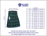Men's 8 Yard Kilt for Men, Men's Deluxe Kilt, Scottish Tartan Kilt, Highland Wedding Kilt, Campbell Ancient Kilt