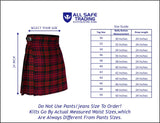 Authentic Scottish Men's Tartan Kilts - Highland Light Weight Value Kilt Embrace Your Heritage with Comfort Macdonald Tartan Kilt