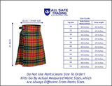 Men's 5 Yard Scottish Tartan Kilt, Highland Wedding Kilt, Buchanan Ancient Tartan Kilt