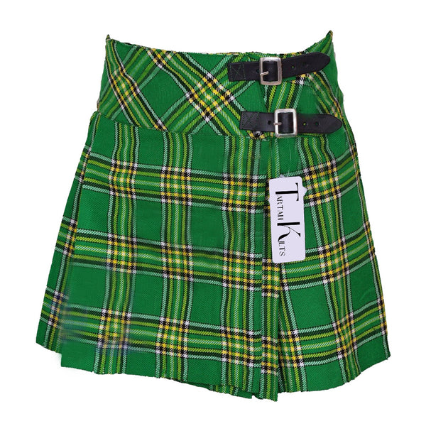 Women's 16'' Irish Heritage Tartan Pleated Billie Kilt Skirt