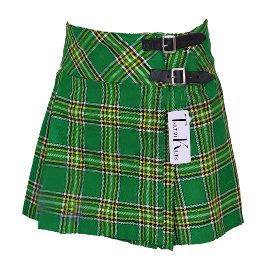 Women's 16'' Irish Heritage Tartan Pleated Billie Kilt Skirt