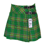 Women's 16'' Irish Heritage Tartan Pleated Billie Kilt Skirt