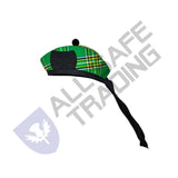 Scottish Irish Heritage Glengarry Hat with Red Pompom