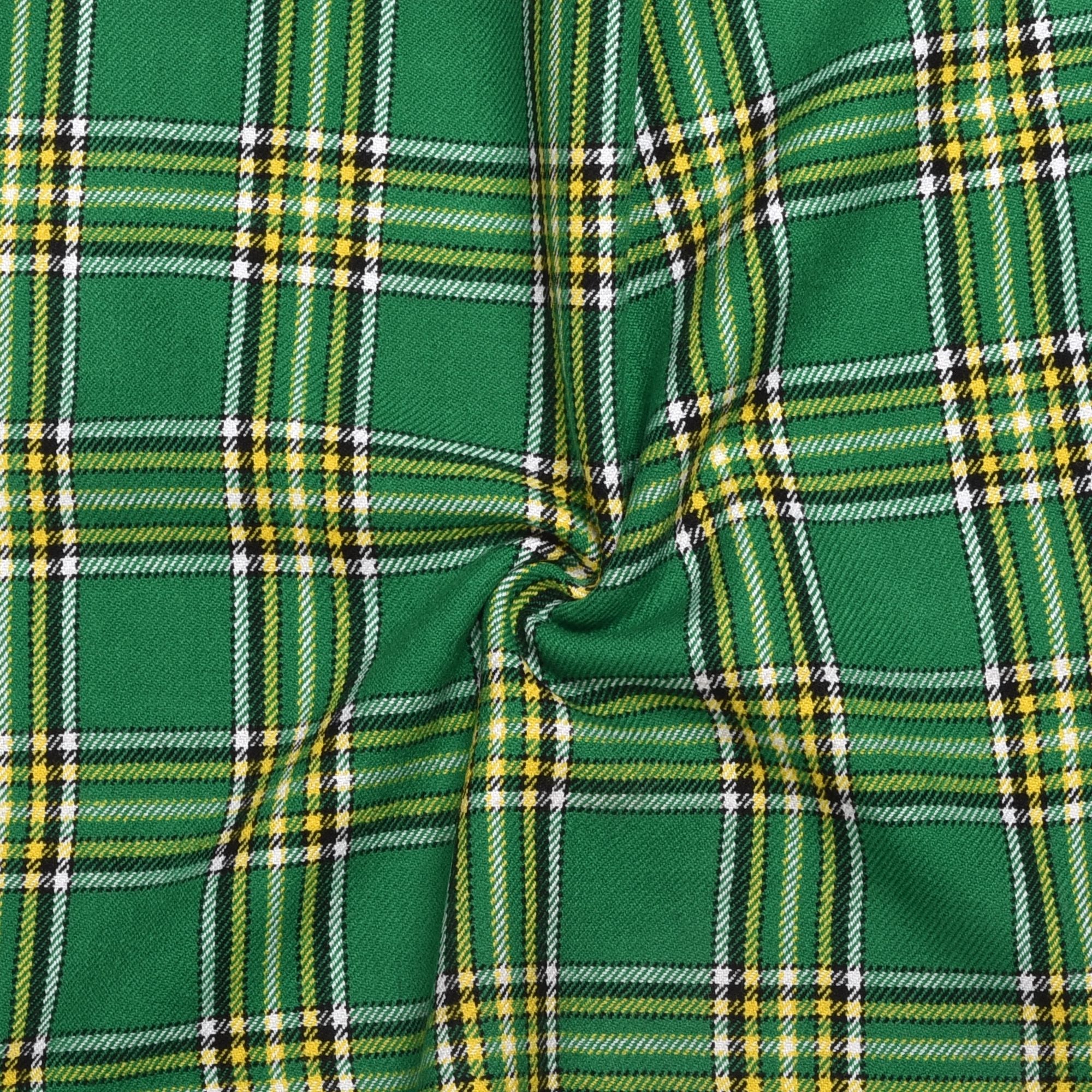 Scottish 13oz Tartan Plaid Fabric By The Yard - Irish Heritage Tartan