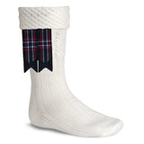 Scottish Tartan Kilt Flashes with Elastic Adjusters Scottish National