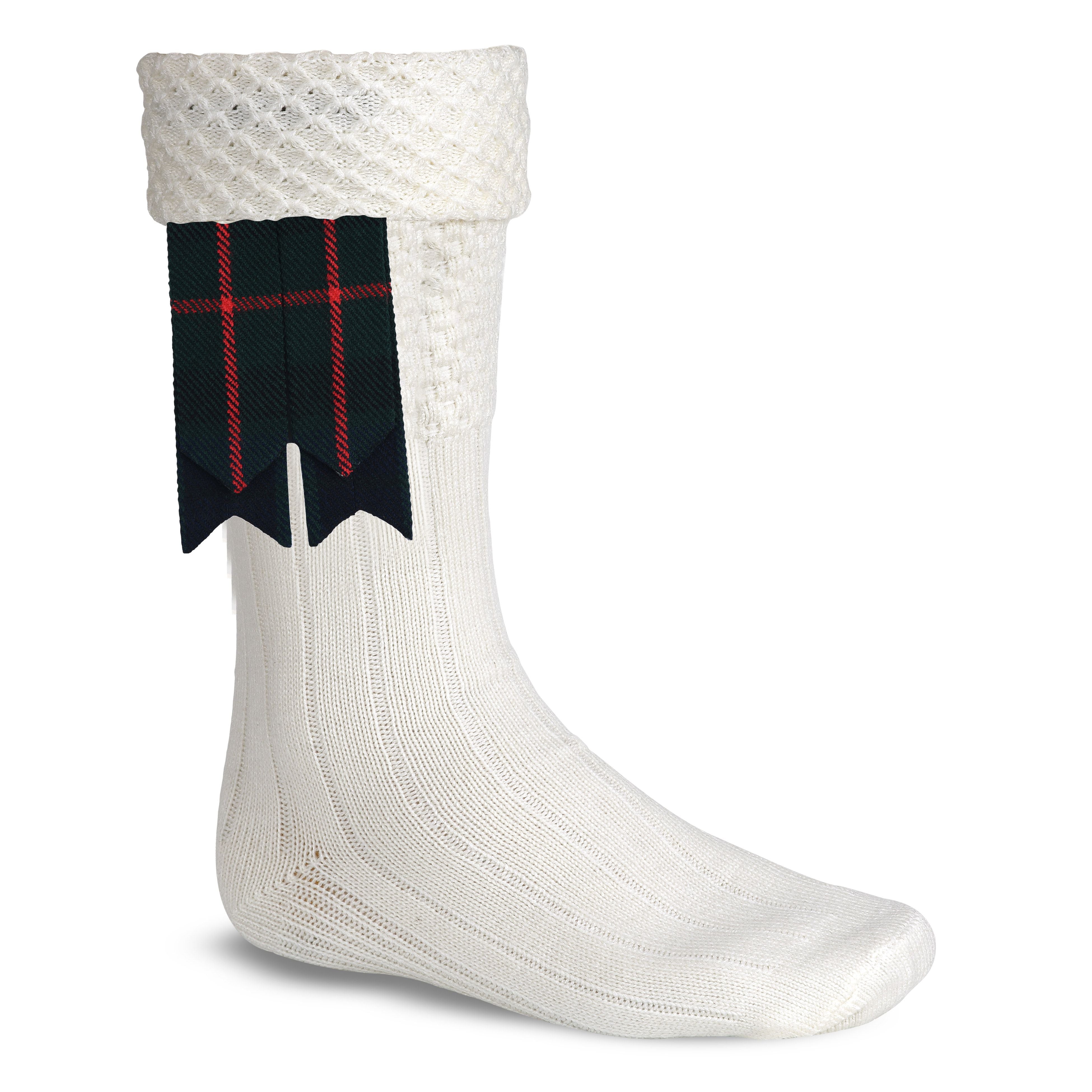 Scottish Tartan Kilt Flashes with Elastic Adjusters Gunn