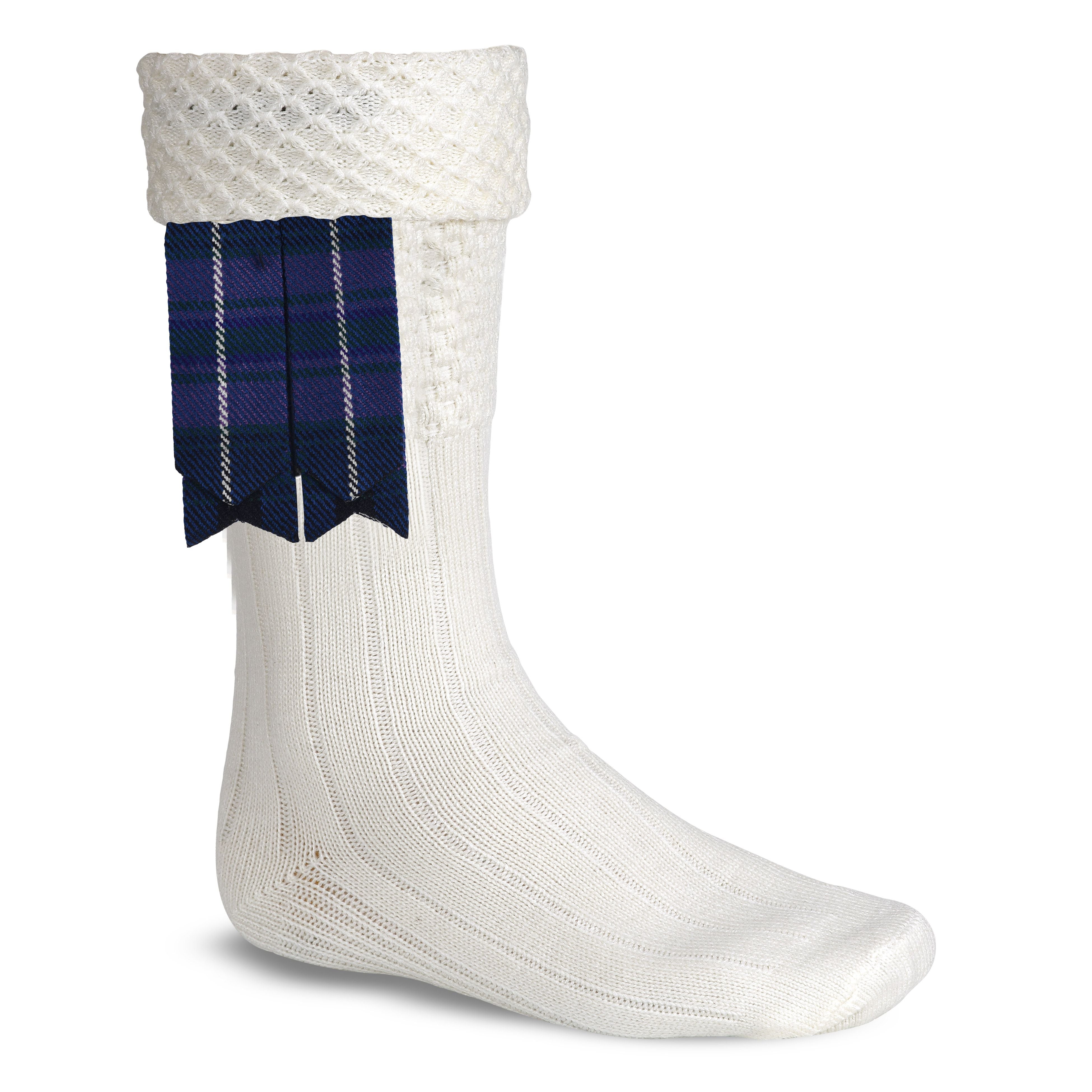 Scottish Tartan Kilt Flashes with Elastic Adjusters Pride of Scotland