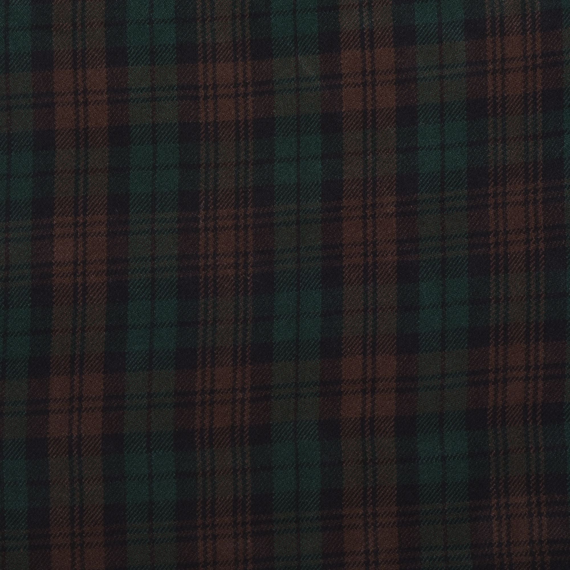 Scottish 13oz Tartan Plaid Fabric By The Yard - Brown Watch Tartan