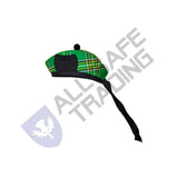 Scottish Irish Heritage Glengarry Hat with Red Pompom