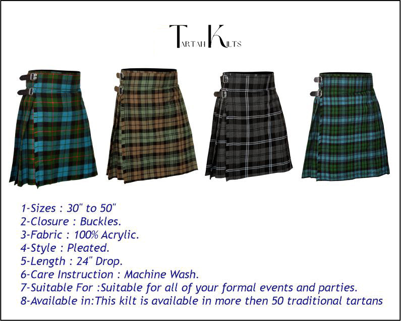 5 Yard Gunn Ancient Tartan Kilt