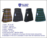 Men's 8 Yard Kilt for Men, Men's Deluxe Kilt, Scottish Tartan Kilt, Highland Wedding Kilt, Macdonald Ancient Kilt
