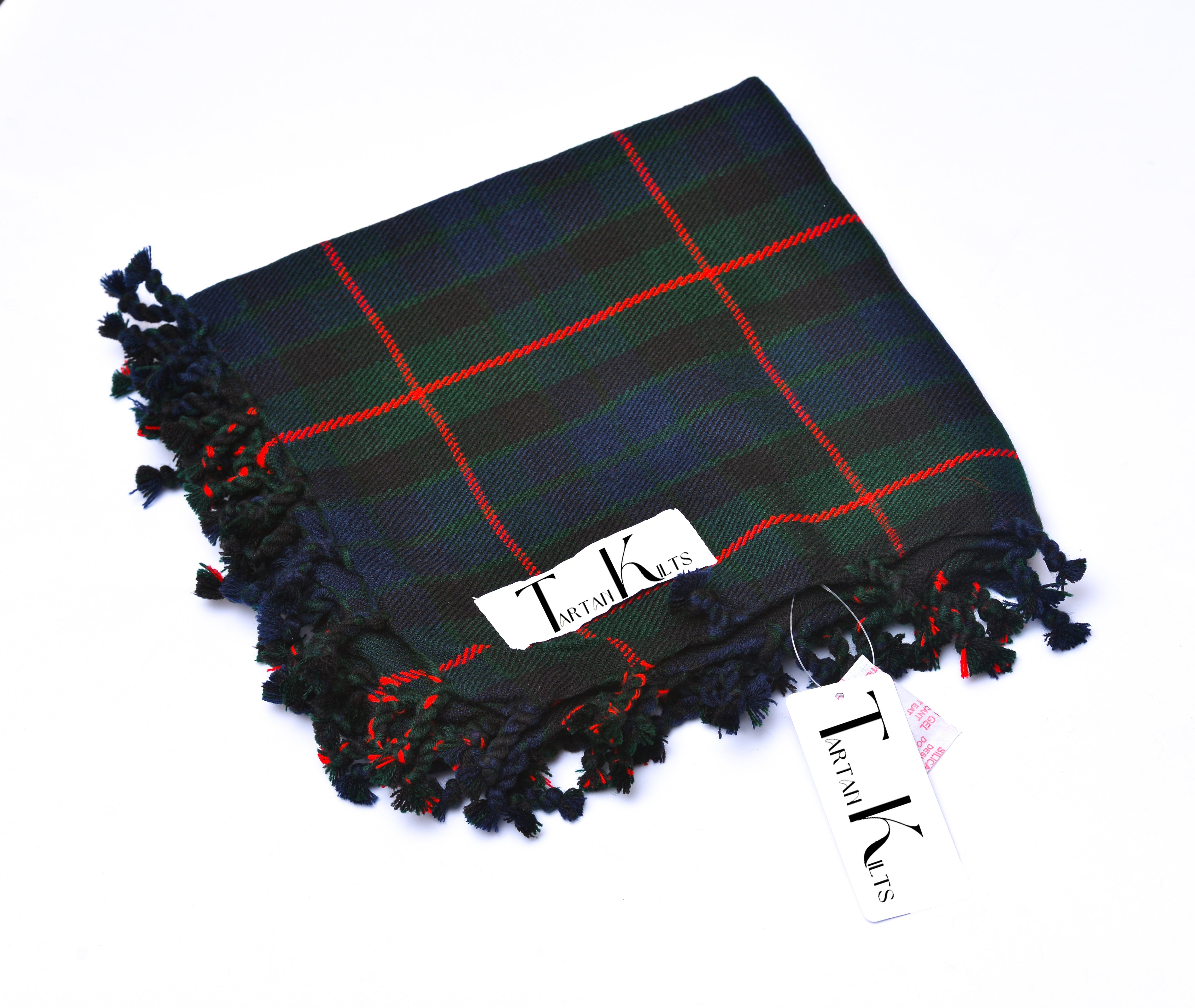 Scottish Men's Kilt Tartan Fly Plaid - Gunn