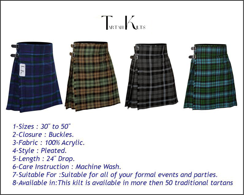 Spirit of Scotland Tartan Kilts