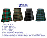 Men's 5 Yard Scottish Tartan Kilt, Highland Wedding Kilt, Ross Hunting Tartan Kilt