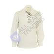 Scottish Boys Ghillie Kilt Shirt Off White Jacobite Jacobean Shirt