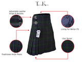 8 Yard Black Watch Kilt for men - Premium Scottish wedding Kilt