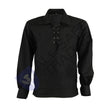 Scottish Black Ghillie Jacobite Jacobean Shirt