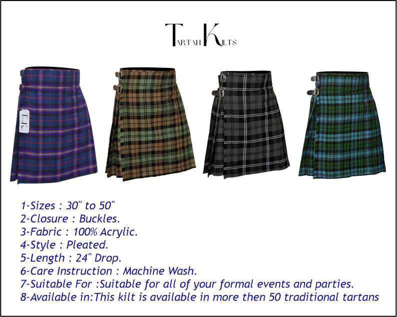 5 Yard Masonic Tartan Kilts