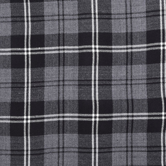 Scottish 13oz Tartan Plaid Fabric By The Yard - Granite Tartan