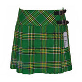 Women's 16'' Irish Heritage Tartan Pleated Billie Kilt Skirt