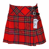 Women's 16'' Royal Stewart Tartan Pleated Billie Kilt Skirt