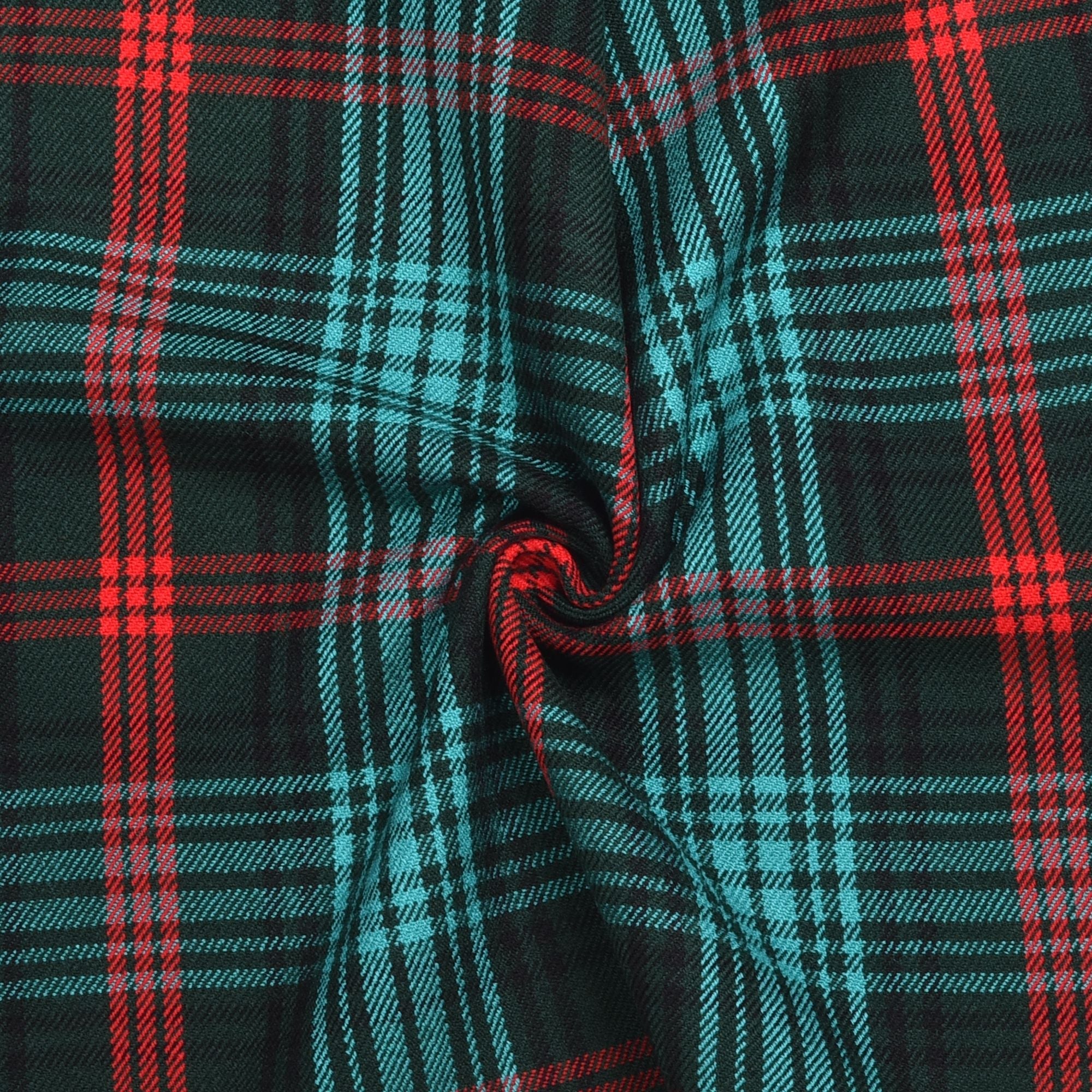Scottish 13oz Tartan Plaid Fabric By The Yard - Ross Hunting Tartan