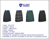 Mens Kilt for Sports, Our Golf Kilt Perfect for Traditional Scottish Clothing, Black Watch Tartan Kilt