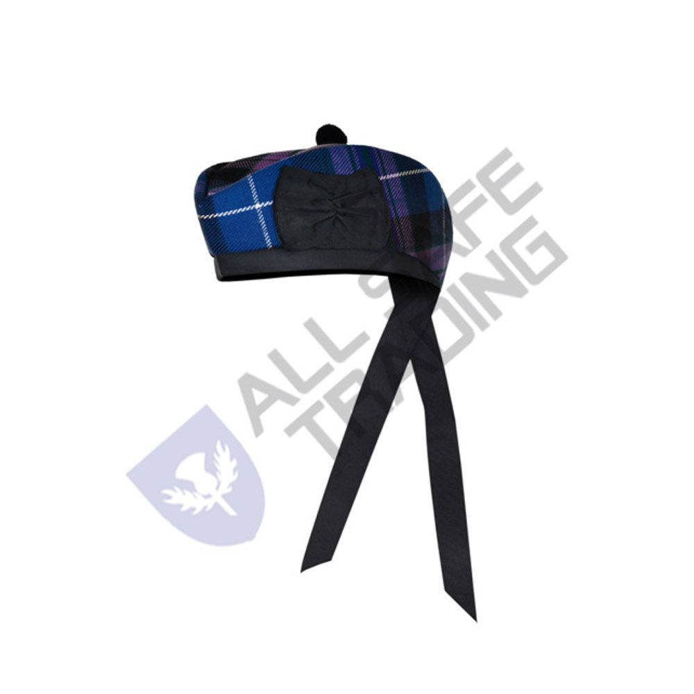Scottish Pride of Scotland Glengarry Hat with Red Pompom