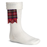 Scottish Tartan Kilt Flashes with Elastic Adjusters Royal Stewart