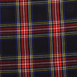 Scottish 13oz Tartan Plaid Fabric By The Yard - Black Stewart Tartan