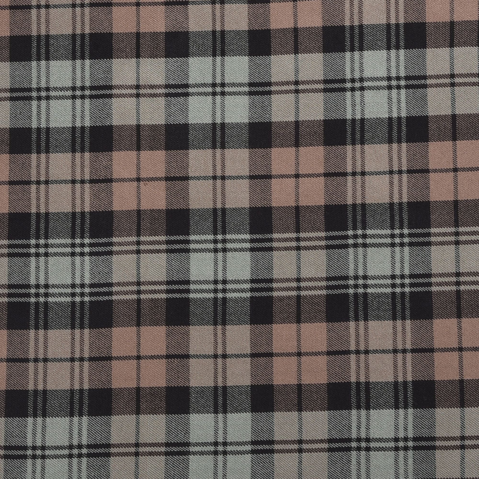 Scottish 16oz Tartan Plaid Fabric By The Yard - Black Watch Weathered Tartan