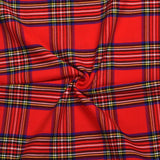 Scottish 16oz Tartan Plaid Fabric By The Yard - Royal Stewart Tartan