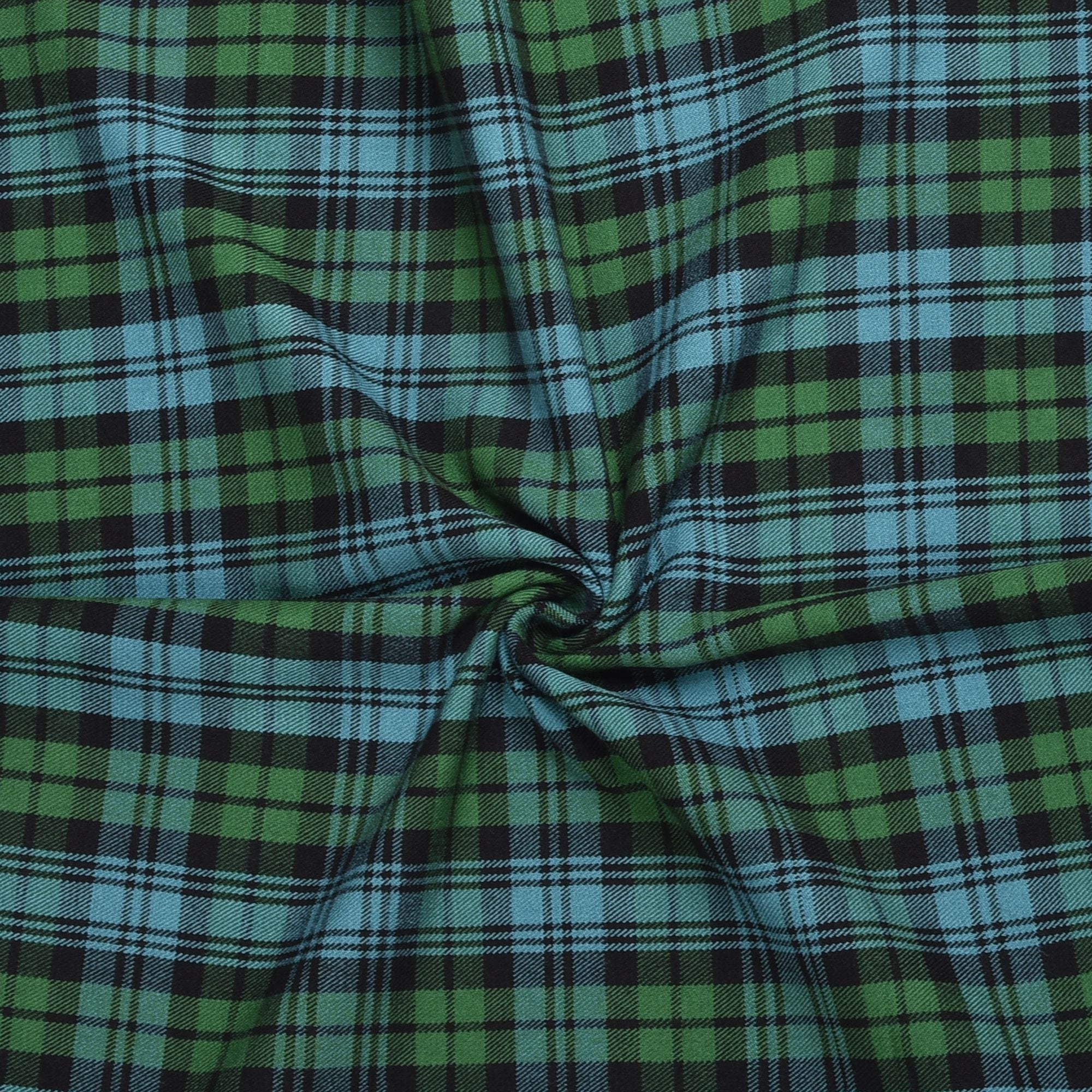 Scottish 16oz Tartan Plaid Fabric By The Yard - Campbell Ancient Tartan