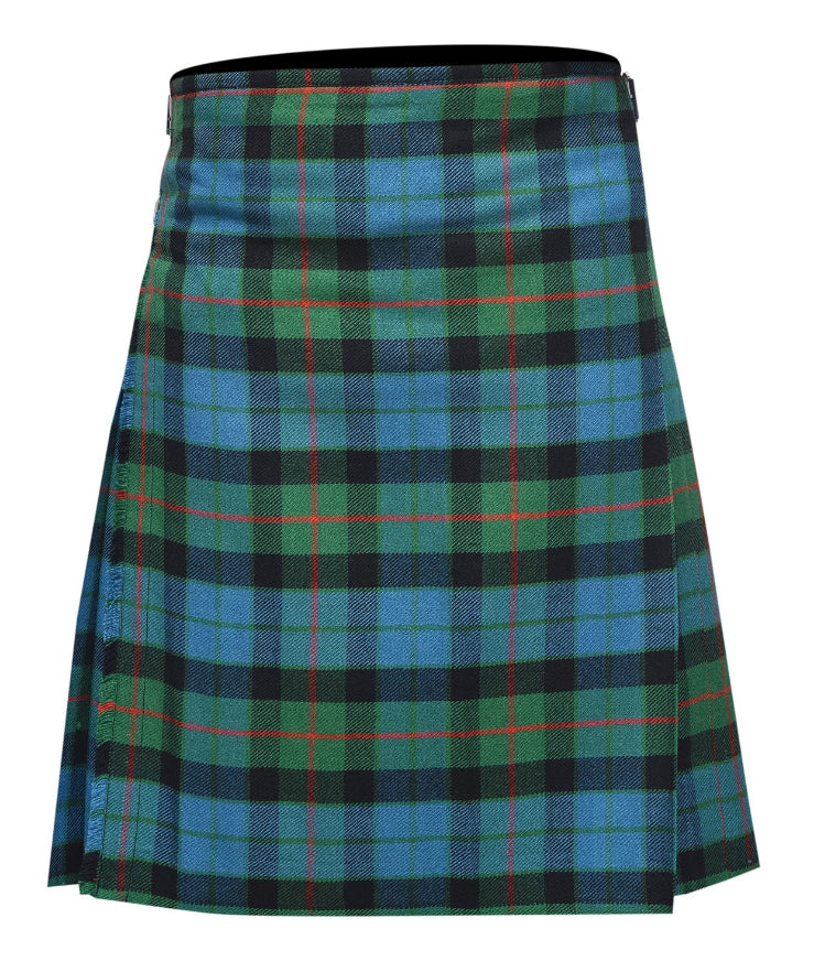 Men's 8 Yard Kilt for Men, Men's Deluxe Kilt, Scottish Tartan Kilt, Highland Wedding Kilt, Gunn Ancient Kilt